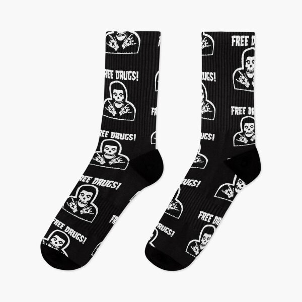 Item preview, FREE DRUGS! OLD SCHOOL PUNK parody design designed and sold by massiveink.