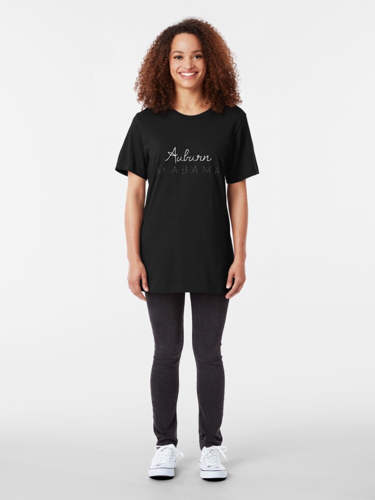 Alternate view of Auburn, Alabama Slim Fit T-Shirt