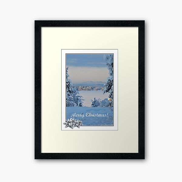 Merry Christmas - card7 :-) Framed Art Print