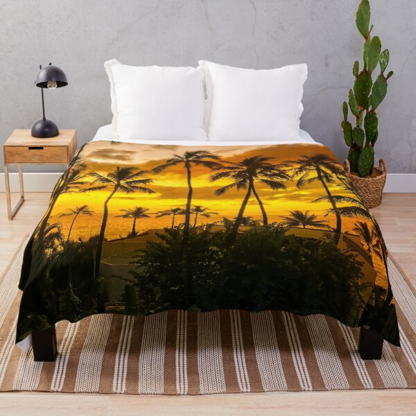 Item preview, Tropical Gold and Tangerine Hawaiian Sunset Art Photo designed and sold by DEC02.