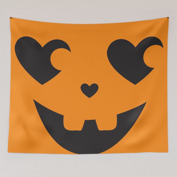Item preview, Halloween Heart Jack O'Lantern // Cute Pumpkin Jack O'Lantern designed and sold by meowmeows.