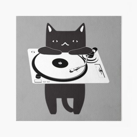 Funny Cute DJ Cat Sticker for Sale by Nextlevellife