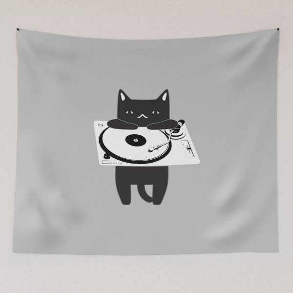 Item preview, Funny Cute DJ Cat designed and sold by Nextlevellife.