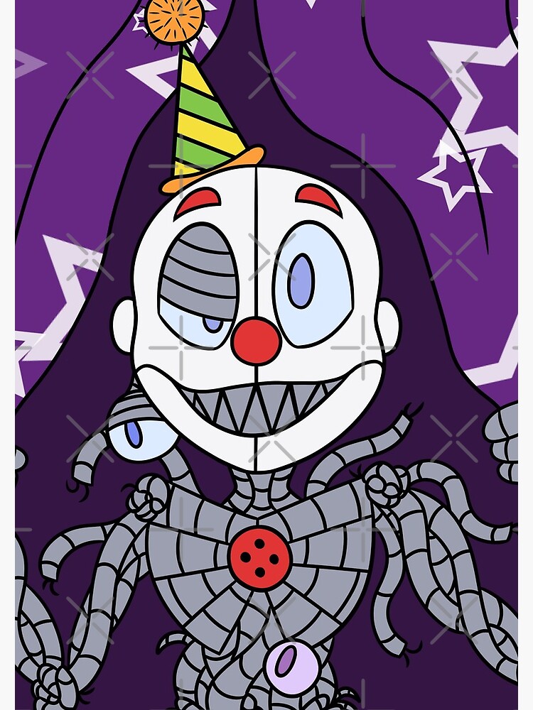 Five Nights at Freddy&amp;amp;#39;s Sister Location - Ennard Metal  Print for Sale by Jobel