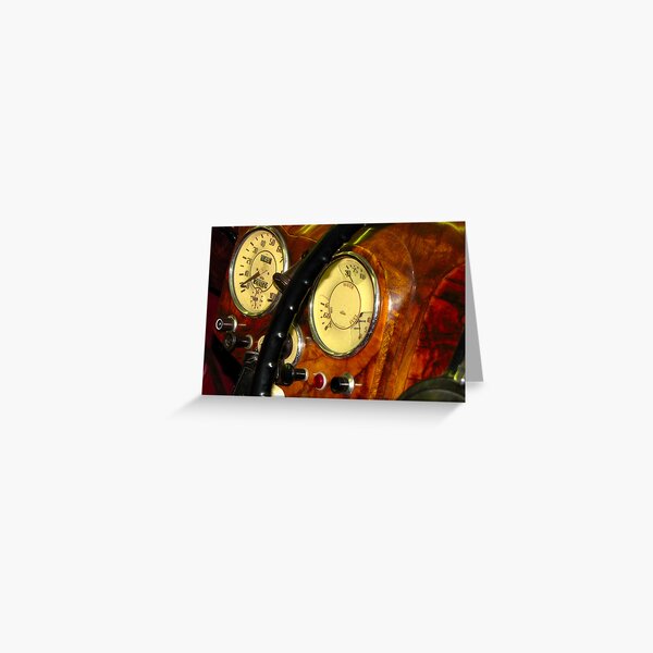 Behind The Wheel Greeting Card