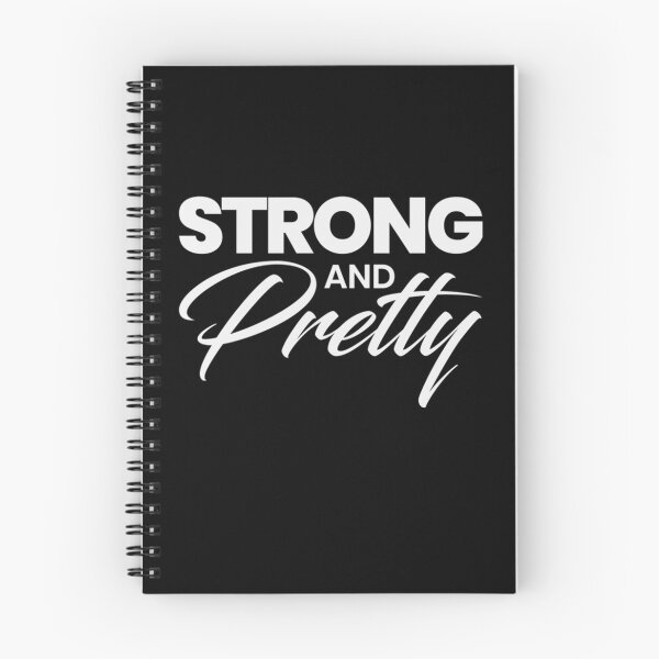 Item preview, Strong And Pretty Strongman Fitness Gym Gift designed and sold by Phaedra Jones.