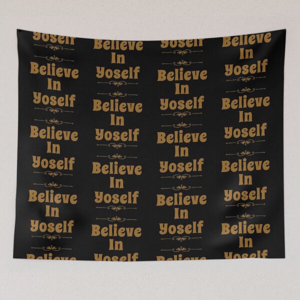 Item preview, Motivational Inspirational and Positive quote - Believe in yoself typography text art by Word Fandom - wordfandom designed and sold by Kerry Pritchard.
