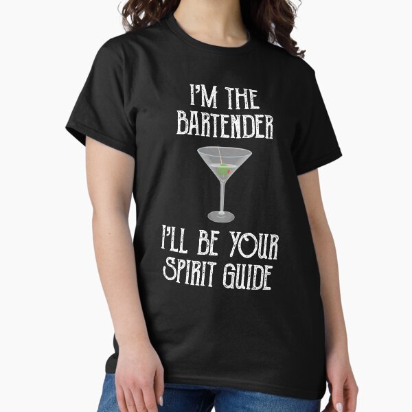 Item preview, I'm The Bartender I'll Be Your Spirit Guide designed and sold by Cat Lady Designs.