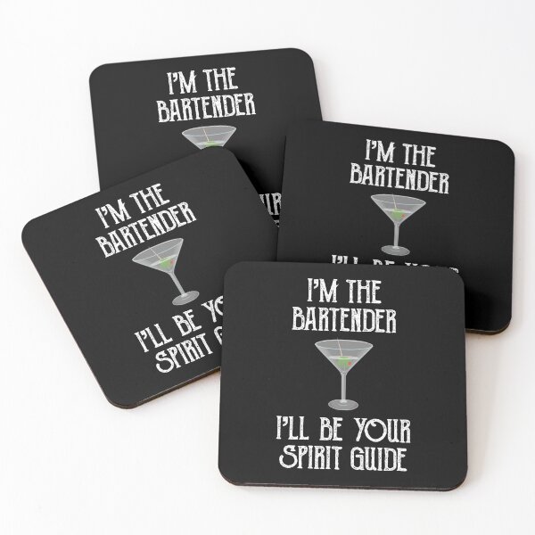 Item preview, I'm The Bartender I'll Be Your Spirit Guide designed and sold by Cat Lady Designs.