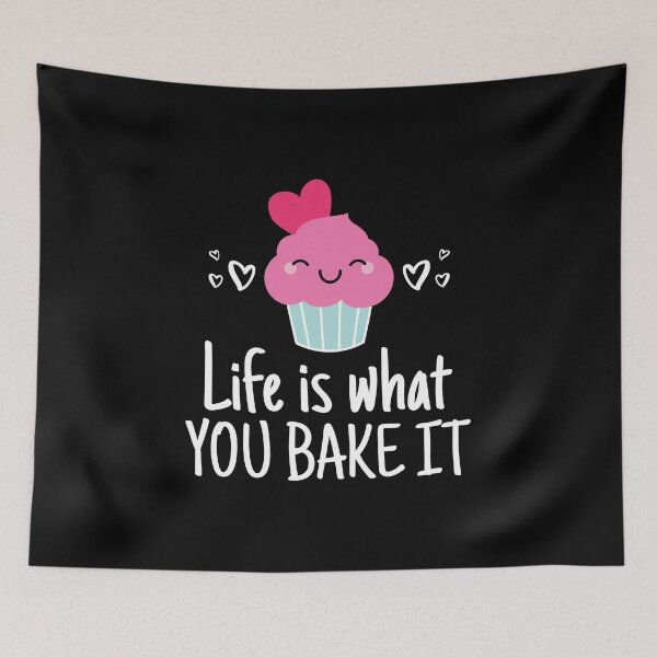 Item preview, Baking Design for a Baker - with a Cupcake - Life is What You Bake It designed and sold by EstelleStar.