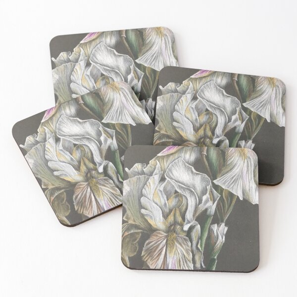 Item preview, White Iris Delight designed and sold by Moya Deacon Radley.