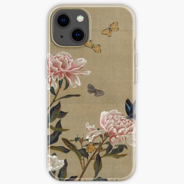 Favourite Artists - Peonies & Butterflies - Jakuchū Ito iPhone Soft Case