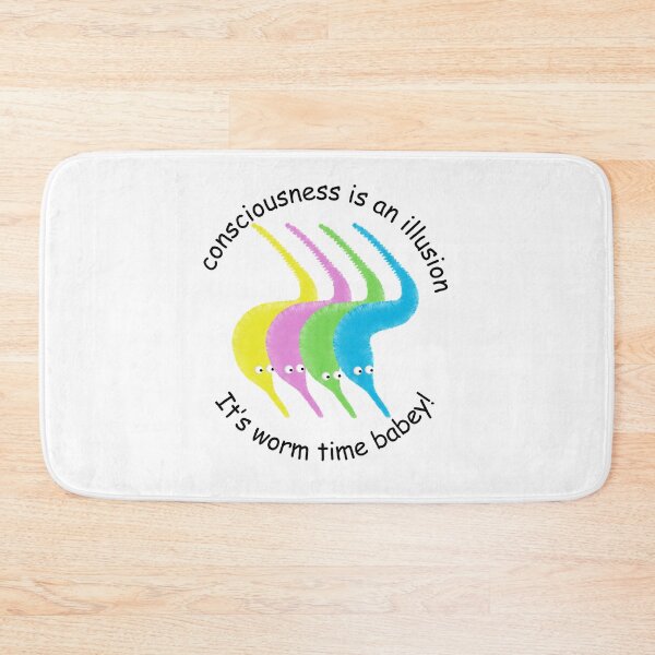 Item preview, Consciousness is an Illusion It's Worm Time Babey! designed and sold by gogo-jr.