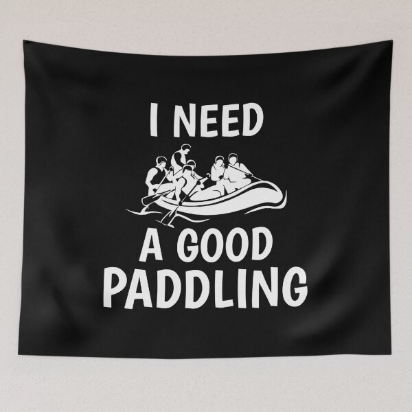 Item preview, Funny River Rafting, Paddle Raft Design designed and sold by EstelleStar.