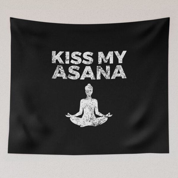 Item preview, Funny Yoga Design Kiss my Asana designed and sold by EstelleStar.