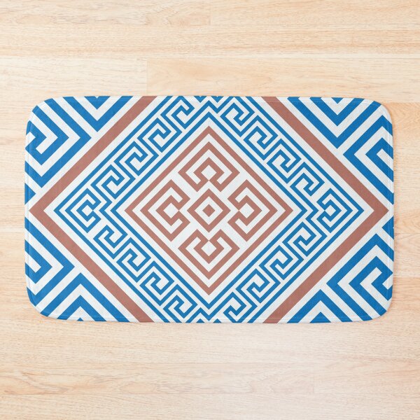 Item preview, Greek Key Ornament - Santorini -Rhombus #1 designed and sold by k9printart.