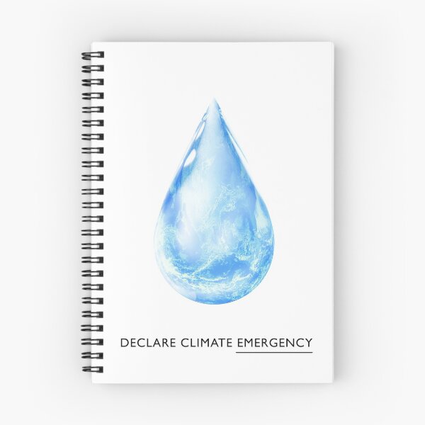 Item preview, ! Teardrop Earth ! Declare Climate Emergency: The Original on White designed and sold by Day Chapman.