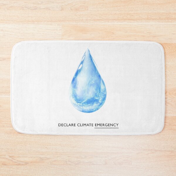 Item preview, ! Teardrop Earth ! Declare Climate Emergency: The Original on White designed and sold by Day Chapman.