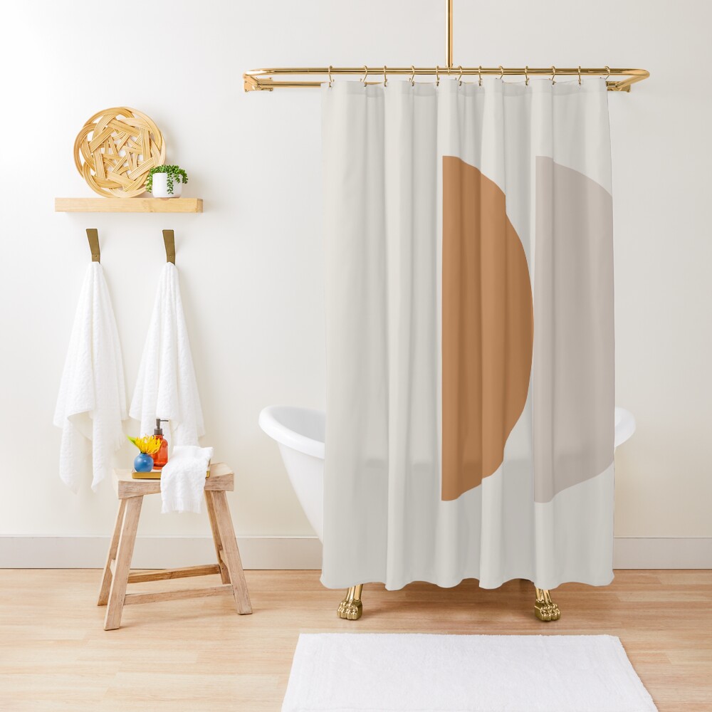 Contemporary Composition 16 Shower Curtain