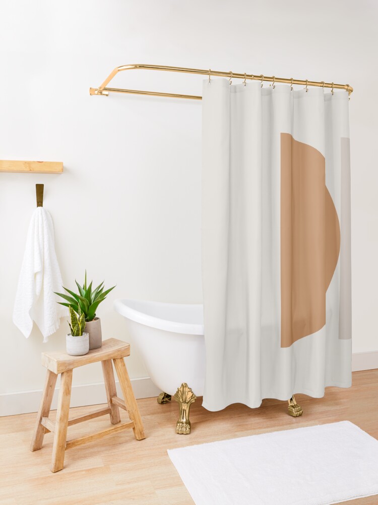Alternate view of Contemporary Composition 16 Shower Curtain