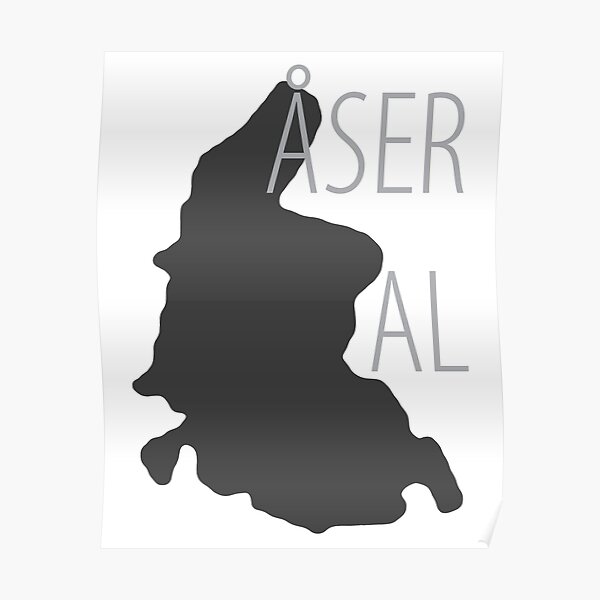 Mirra's mAps - Åseral Poster