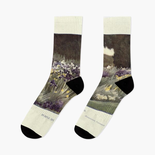Item preview, Purple Iris, Welsh Poppy and Columbine designed and sold by Vintage Designs +.