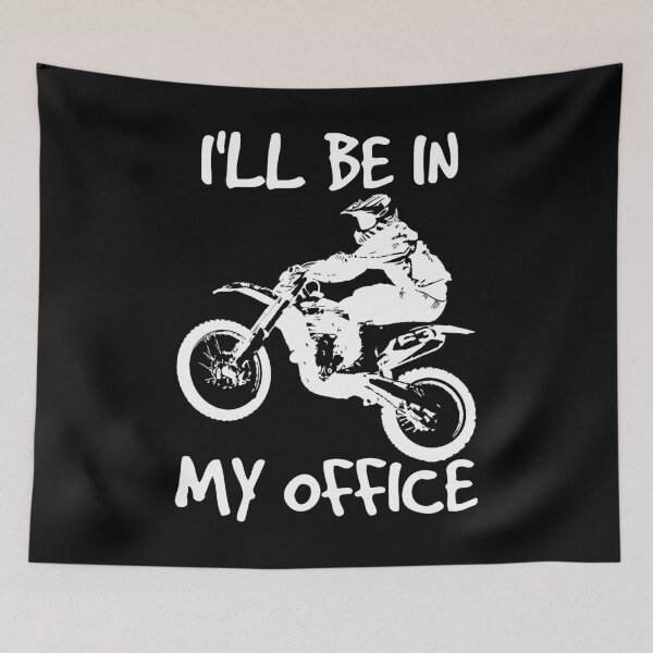 Item preview, Dirt Bike Rider Joke - in my Office - Graphic Design designed and sold by EstelleStar.
