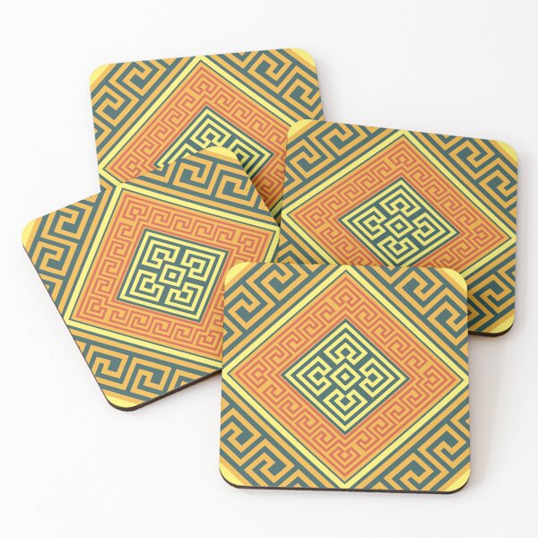 Item preview, Greek Key Ornament - Greek Meander - Calypso designed and sold by k9printart.