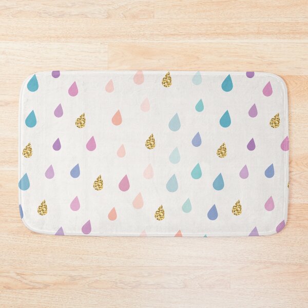 Item preview, Pastel and Glitter Rain Drops designed and sold by Pink Pineapple Works.