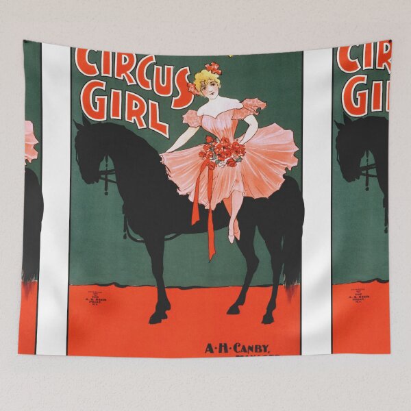 Item preview,  The Circus girl vintage circus poster designed and sold by Vintage Designs +.