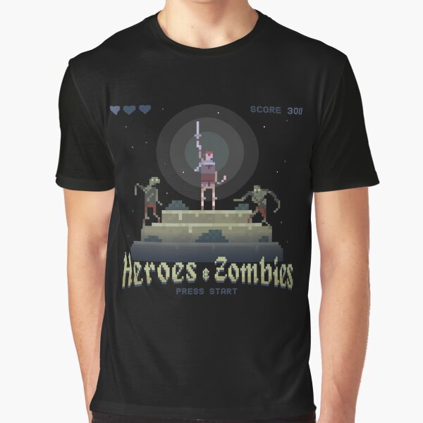 Item preview, Game Screen Pixel Art  , heroes and zombies designed and sold by FFelder.