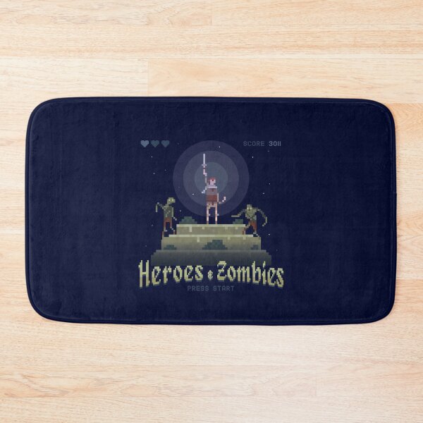 Item preview, Game Screen Pixel Art  , heroes and zombies designed and sold by FFelder.