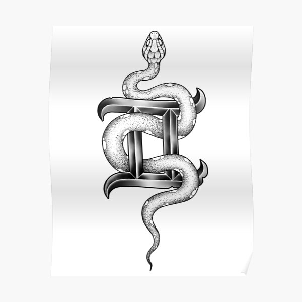 Gemini Snake tattoo