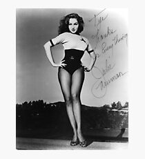 Thanks for Everything, Julie Newmar Photographic Print