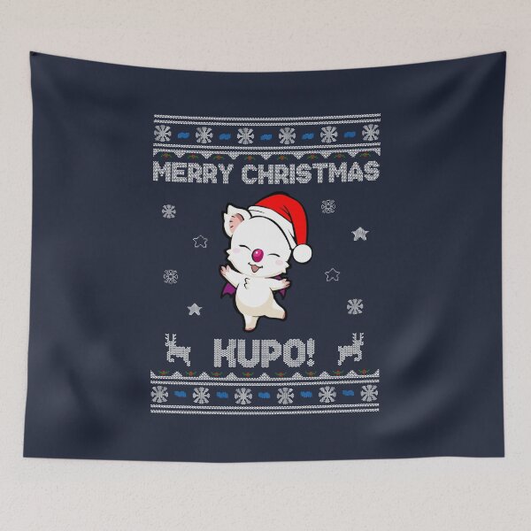 Item preview, Moogle Merry Christmas Kupo! designed and sold by StebopDesigns.