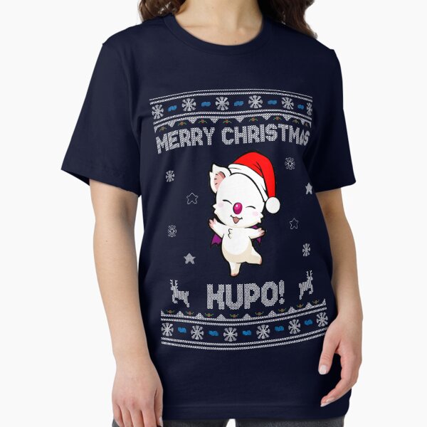 Vista previa del artículo con la obra «Moogle Feliz Navidad Kupo!», diseñado y vendido por Stebop Designs.