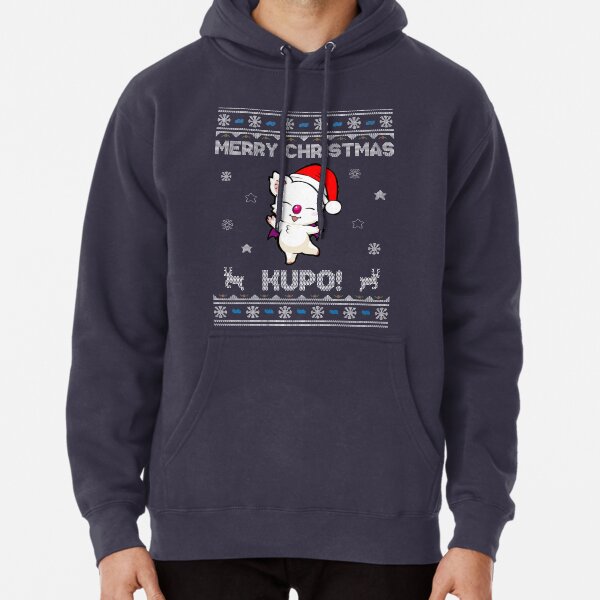 Moogle Merry Christmas Kupo! Pullover Hoodie
