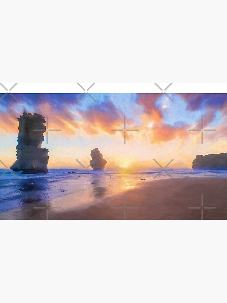 12 Apostles with Marshmallow Skies (digital painting) by RayW
