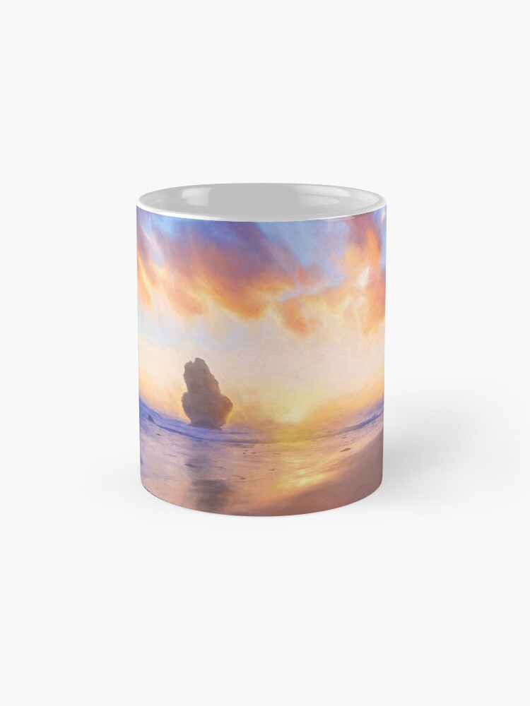 Alternate view of 12 Apostles with Marshmallow Skies (digital painting) Mug