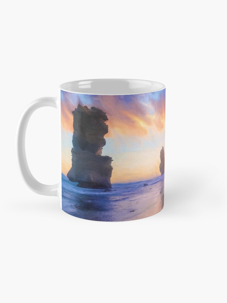 Alternate view of 12 Apostles with Marshmallow Skies (digital painting) Mug