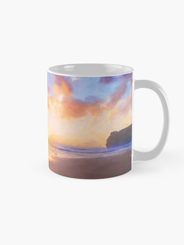 Alternate view of 12 Apostles with Marshmallow Skies (digital painting) Mug