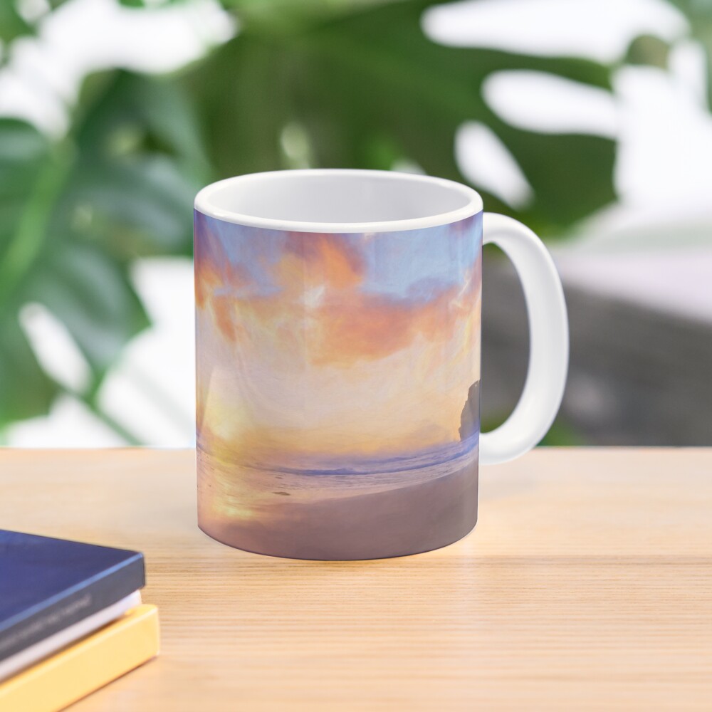 12 Apostles with Marshmallow Skies (digital painting) Mug