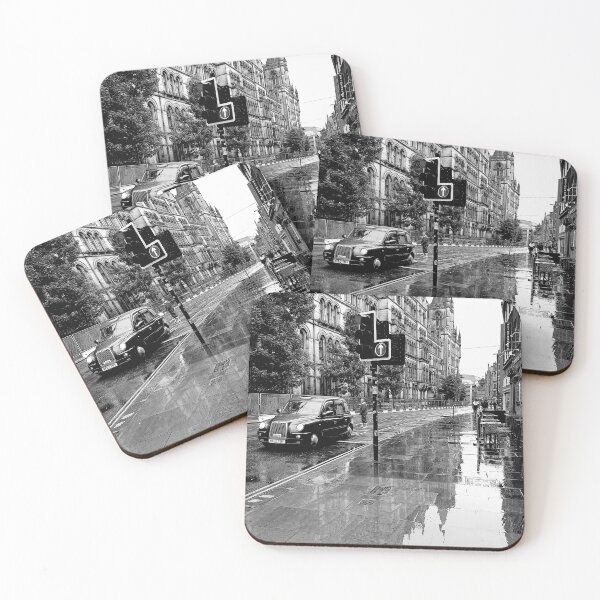 Item preview, Black and white reflections Manchester designed and sold by ArtbyCoralie.