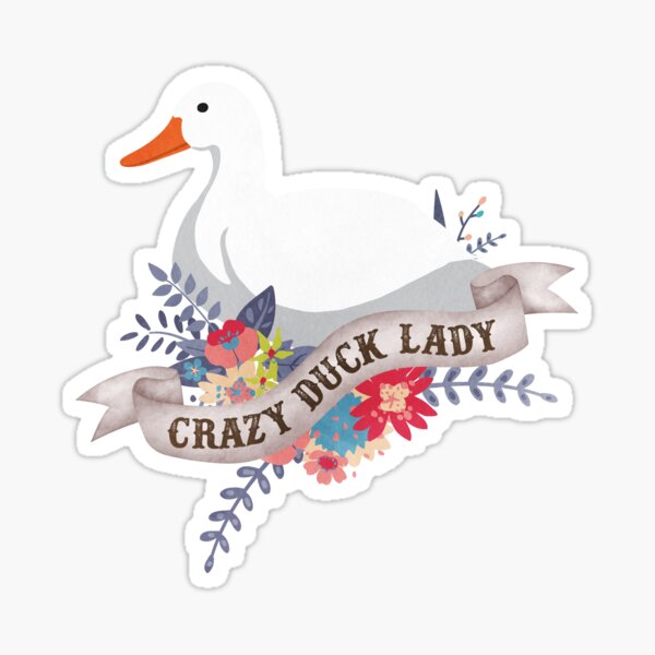 Item preview, Crazy Duck Lady designed and sold by Clara Hollins.