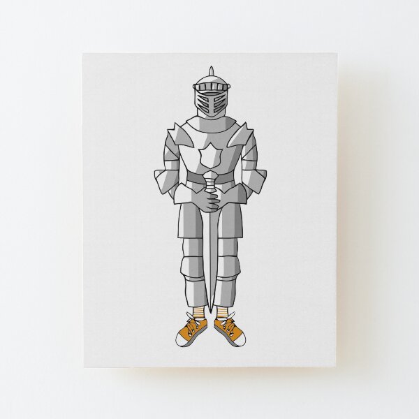 Sir Rebellious Wood Mounted Print