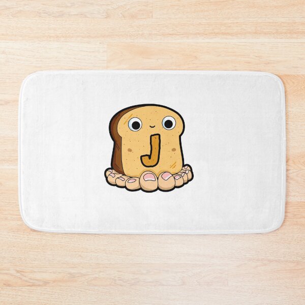 Artikelvorschau, Alphabet-Buchstabe J, süßer Toast mit Zehen entworfen und verkauft von kidsmonogram.