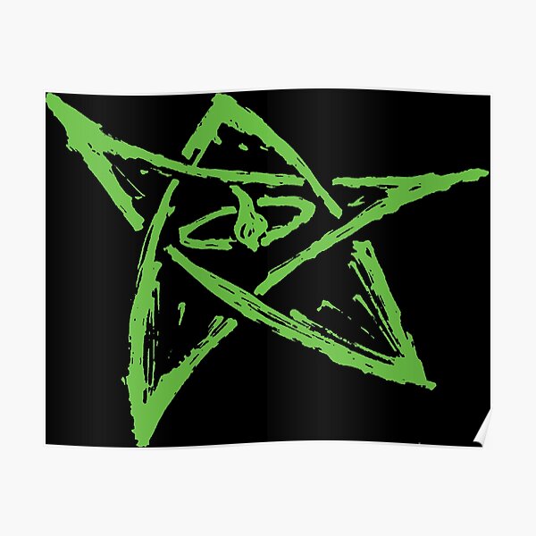 Call of Cthulhu, Elder Sign - Green Poster