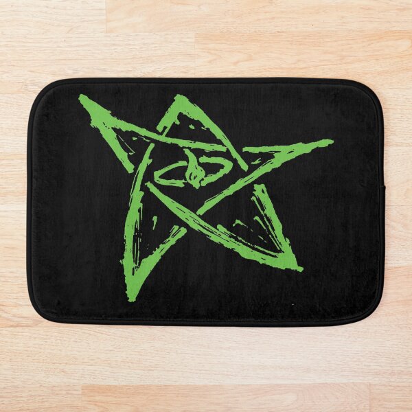 Call of Cthulhu, Elder Sign - Green Bath Mat