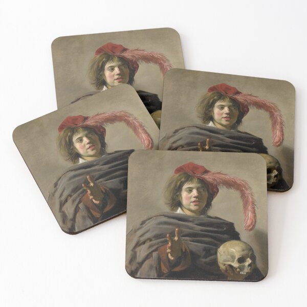 Item preview, Frans Hals - Young Man with a Skull designed and sold by ArtExpression.