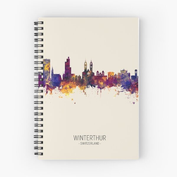Item preview, Winterthur Switzerland Skyline designed and sold by ArtPrints.